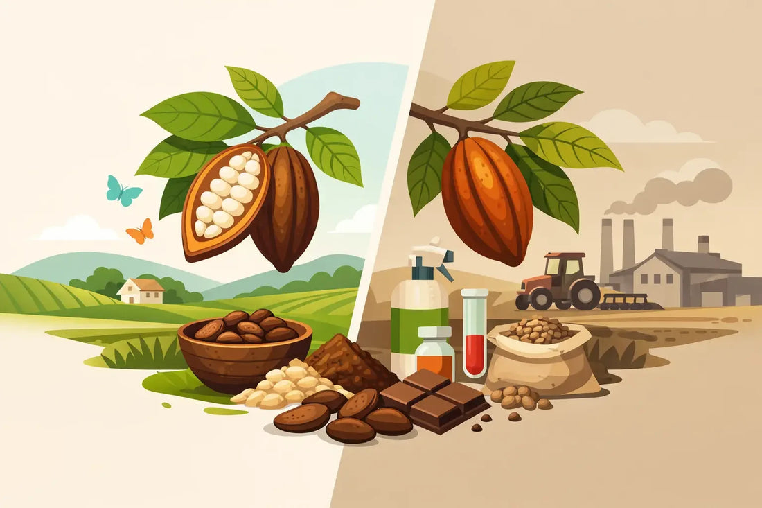 Organic Cacao Versus Conventional Compared