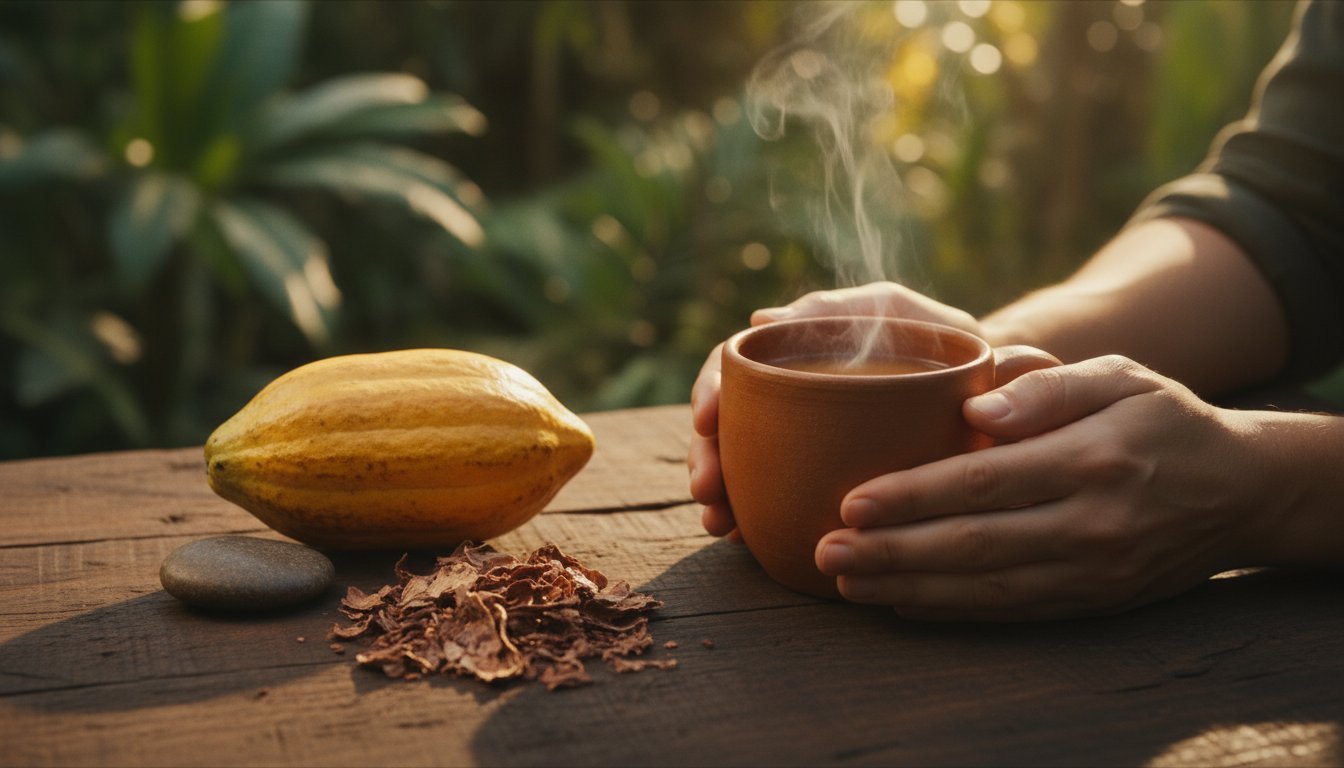 Cacao Husk Tea Benefits: A Ritual of Gentle Energy and Heart-Centered ...