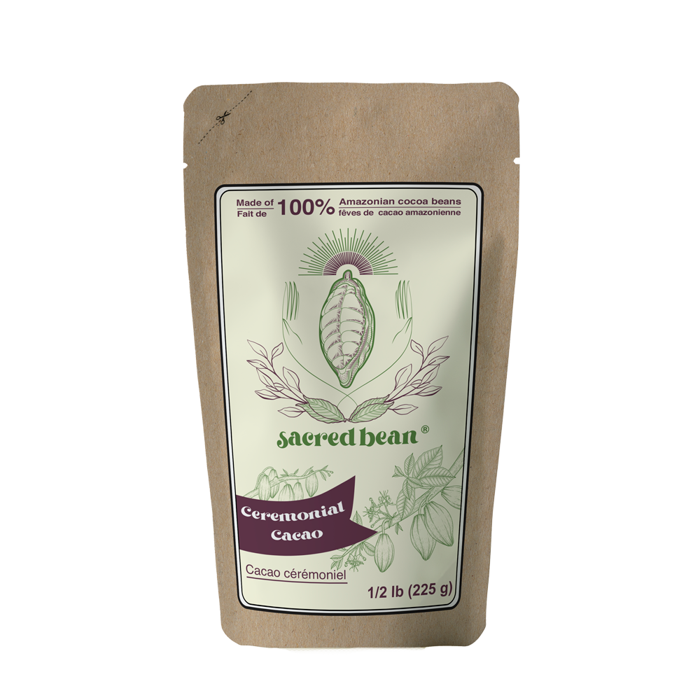 sacredbean 1/2lb bag of ceremonial cacao paste pastiles